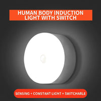 Motion‑Sensor On Off Switch Cool White 4‑Pack