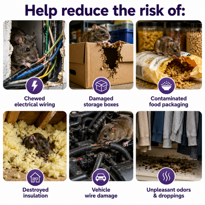 🐭 Final two hours! Half-price offer! 🔥 All-natural peppermint and cinnamon repellent blocks for pest and rodent control 🕷️🐍