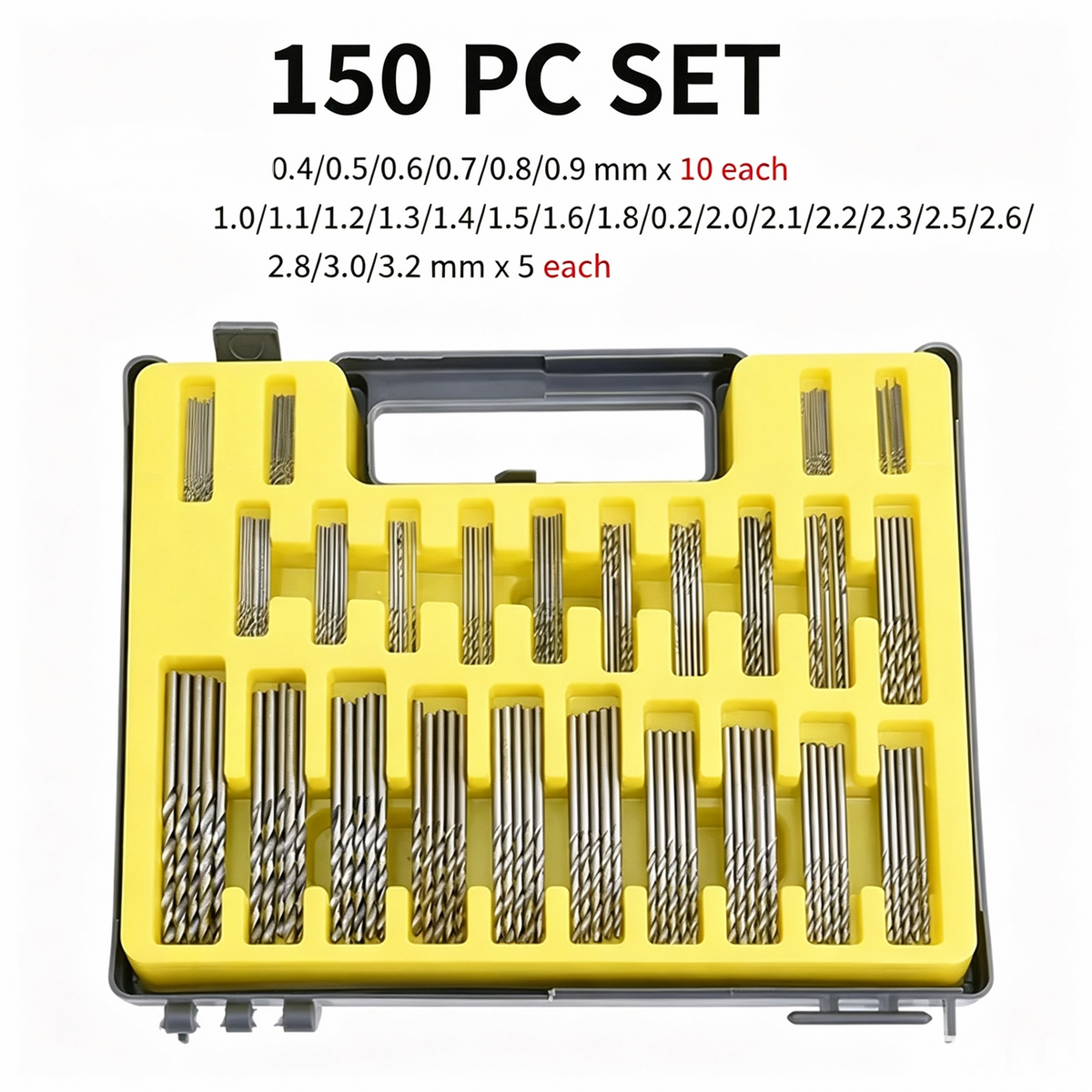 🔥Factory Direct Sales🔧 99-Piece Titanium Coated Drill Bit Set