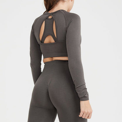 High-Stretch Backless Activewear Set