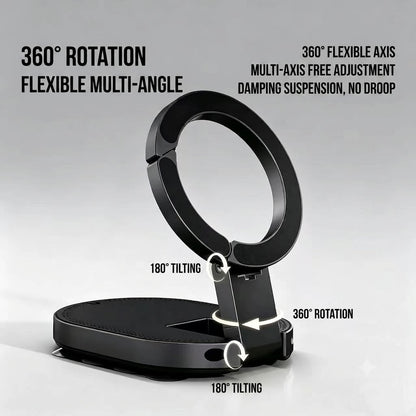 🔥Buy 1 Get 1 Free🔥2026 New 3-in-1 Foldable Rotating Bracket | Suction Magnetic Carabiner Support Stand