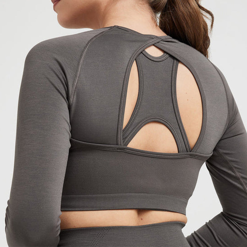 High-Stretch Backless Activewear Set