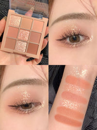 Nine-color eyeshadow palette19