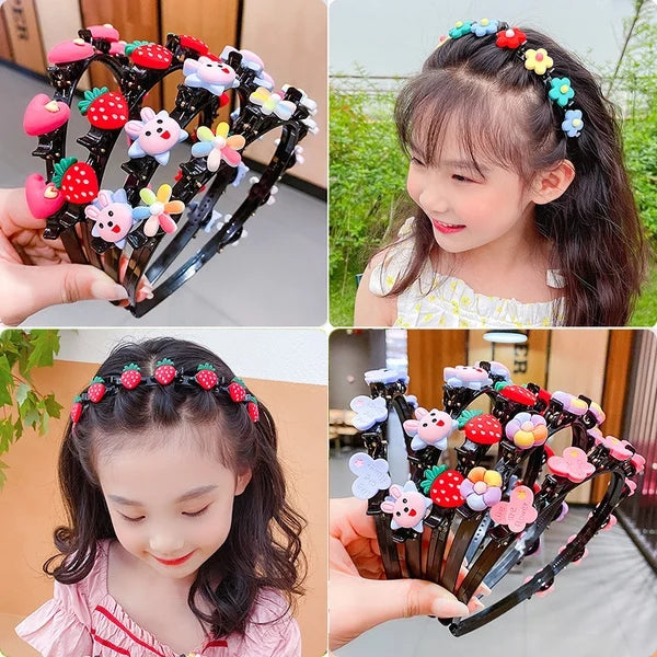 🎀 BUY 1 GET 1 FREE🌺 Kids Braided Hairpin – Easy 5‑min styling & cute cartoon designs ✨