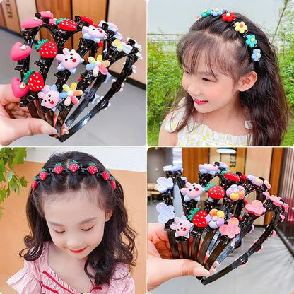 🎀 BUY 1 GET 1 FREE🌺 Kids Braided Hairpin – Easy 5‑min styling & cute cartoon designs ✨