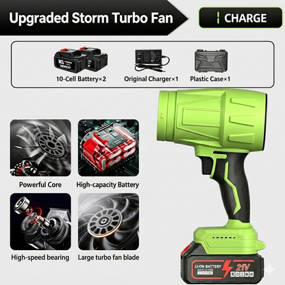 🎉50% Off for a Limited Time🎉 High-power Lithium Electric Air Blower with Violent Turbofan