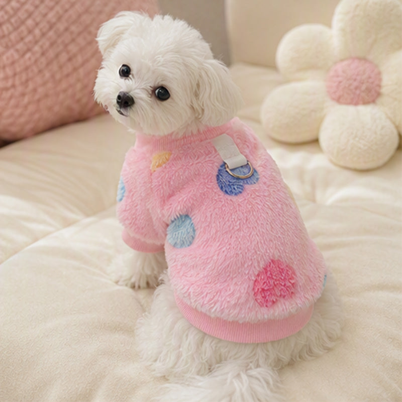 🐶 Dog Vest With Built-In Leash – Warm & Easy to Wear