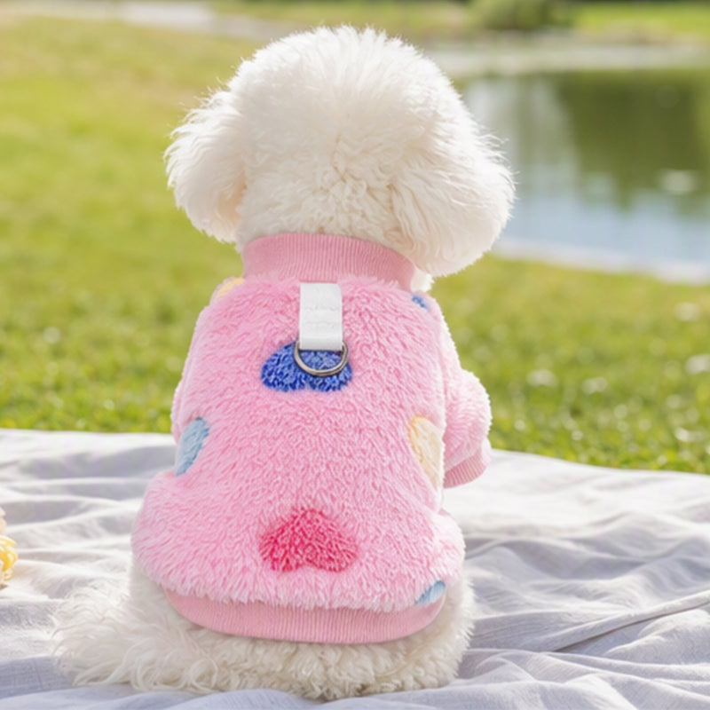 🐶 Dog Vest With Built-In Leash – Warm & Easy to Wear