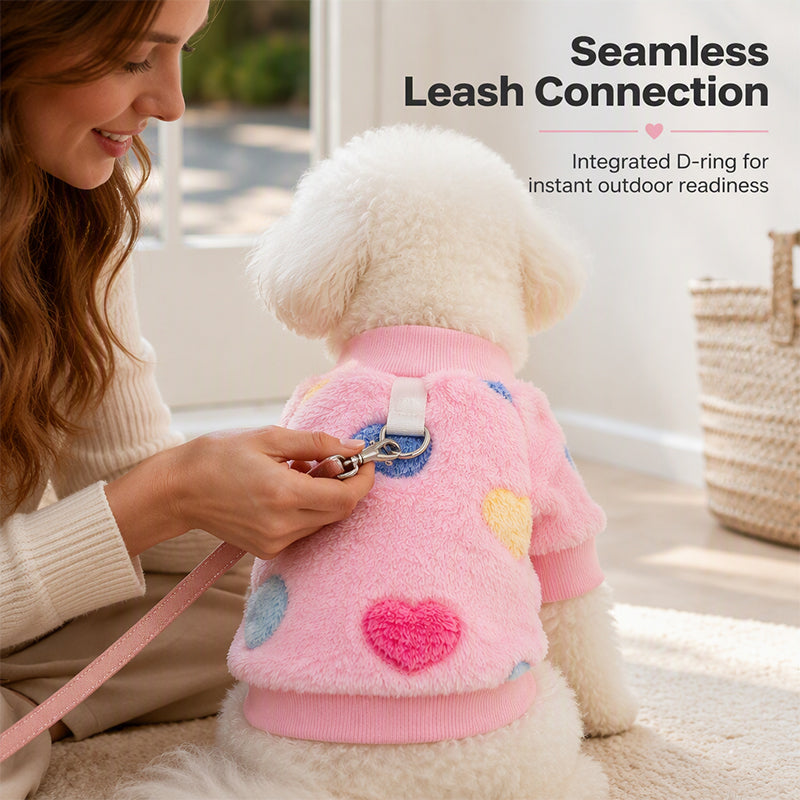 🐶 Dog Vest With Built-In Leash – Warm & Easy to Wear