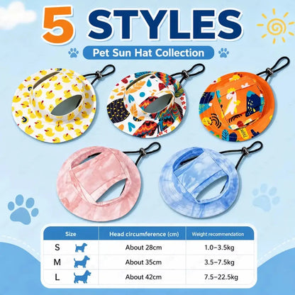 🔥50% OFF🐈🐕 Cute dog sun hat