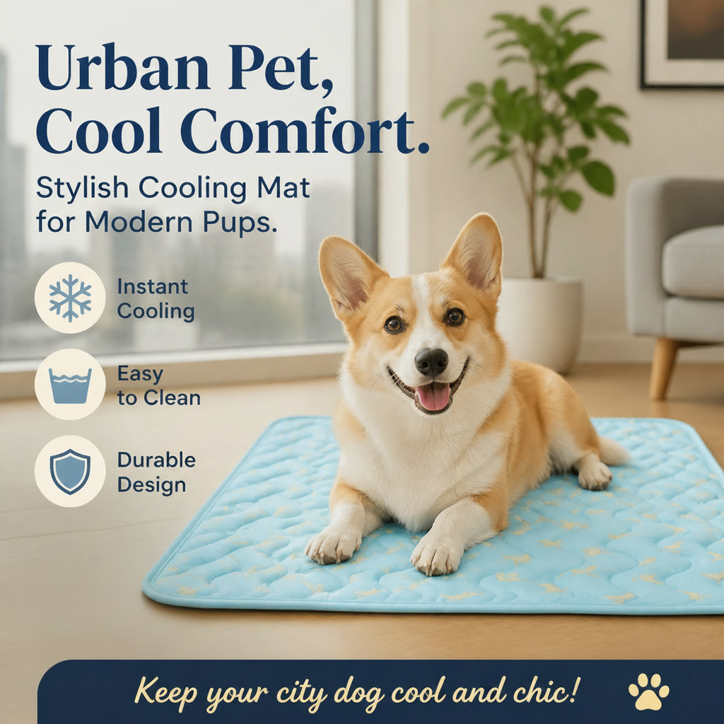❄️ 50%OFF 🧊Breathable Washable Pet Cooling Mat