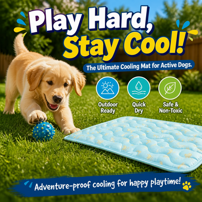 ❄️ 50%OFF 🧊Breathable Washable Pet Cooling Mat