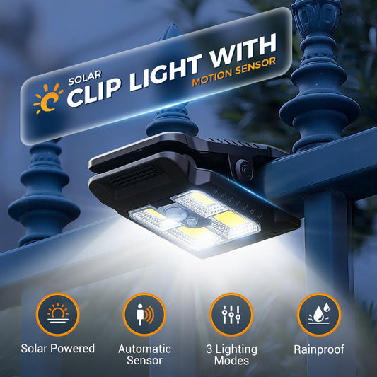 💥50%OFF✨Solar clip light with motion sensor(2-pack)🏡