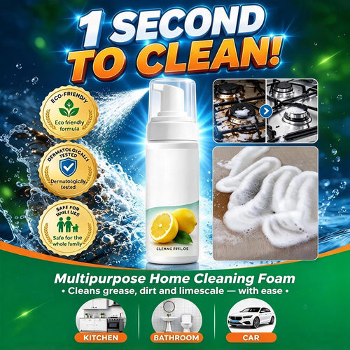 🔥 Buy 1, Get 1 Free – Today Only! 💥 Multi-Purpose Foam Cleaning Spray
