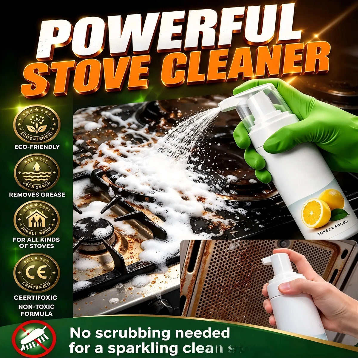 🔥 Buy 1, Get 1 Free – Today Only! 💥 Multi-Purpose Foam Cleaning Spray