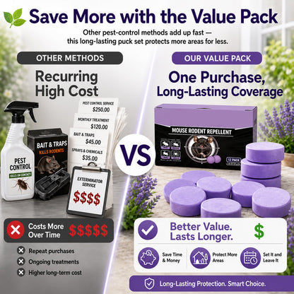 🐭 Final two hours! Half-price offer! 🔥 All-natural peppermint and cinnamon repellent blocks for pest and rodent control 🕷️🐍