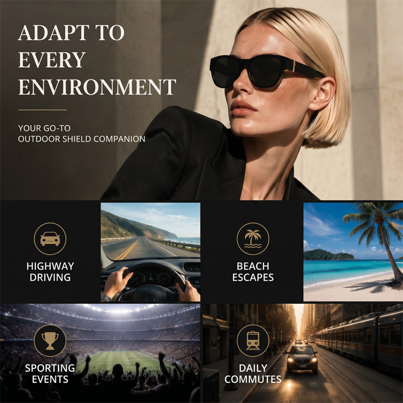 🔥 50% OFF · Large Sunglasses to Wear Over Glasses for Women