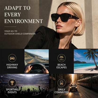 🔥 50% OFF · Large Sunglasses to Wear Over Glasses for Women
