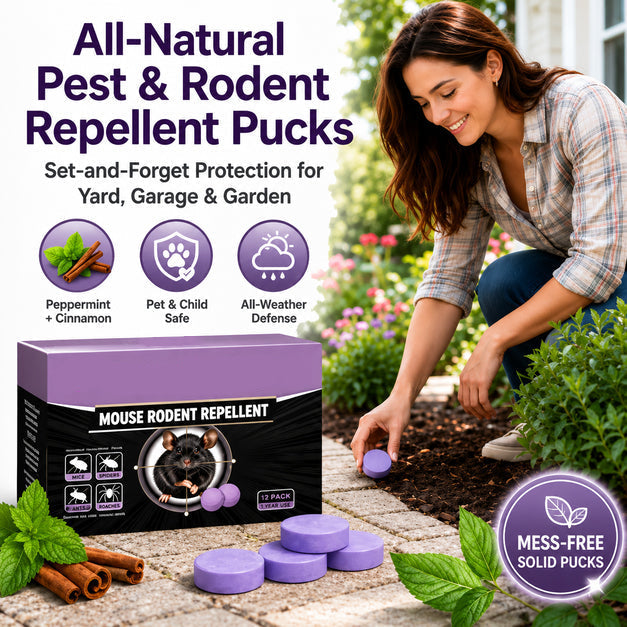 🐭 Final two hours! Half-price offer! 🔥 All-natural peppermint and cinnamon repellent blocks for pest and rodent control 🕷️🐍
