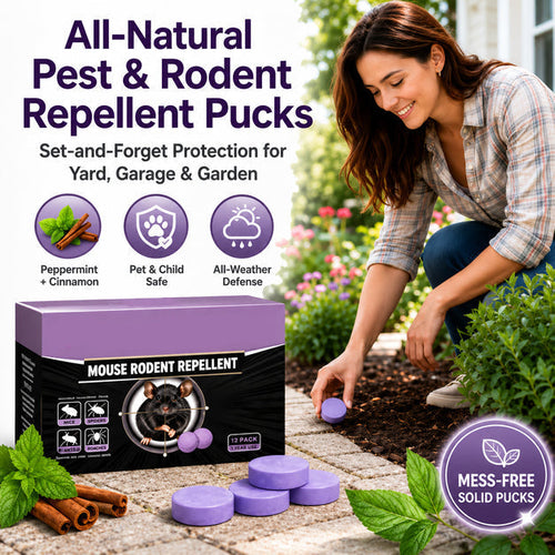 🐭 Final two hours! Half-price offer! 🔥 All-natural peppermint and cinnamon repellent blocks for pest and rodent control 🕷️🐍