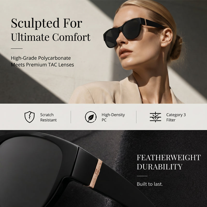 🔥 50% OFF · Large Sunglasses to Wear Over Glasses for Women