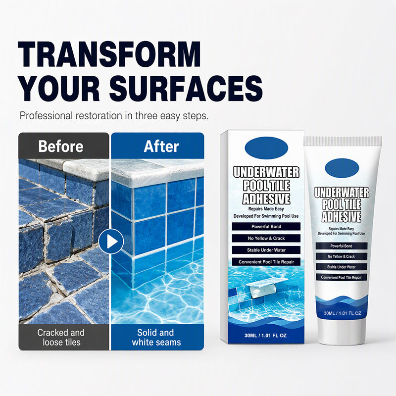💕Buy 1 Get 1 Free🎁High Strength Underwater Pool Tile Adhesive 100ml