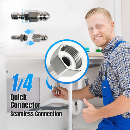 🔥 BUY 1 GET 1 FREE🔥Powerful Pipe Cleaning and Unclogging Nozzle