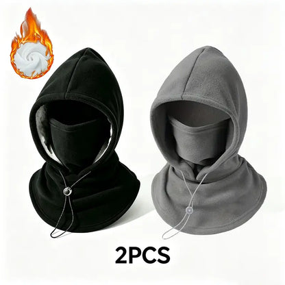 🔥Buy 1 Get 1 Free🔥2-in-1 Flannel Mask & Hat | Windproof Thermal Neck Visor Hat for Cycling 🚴