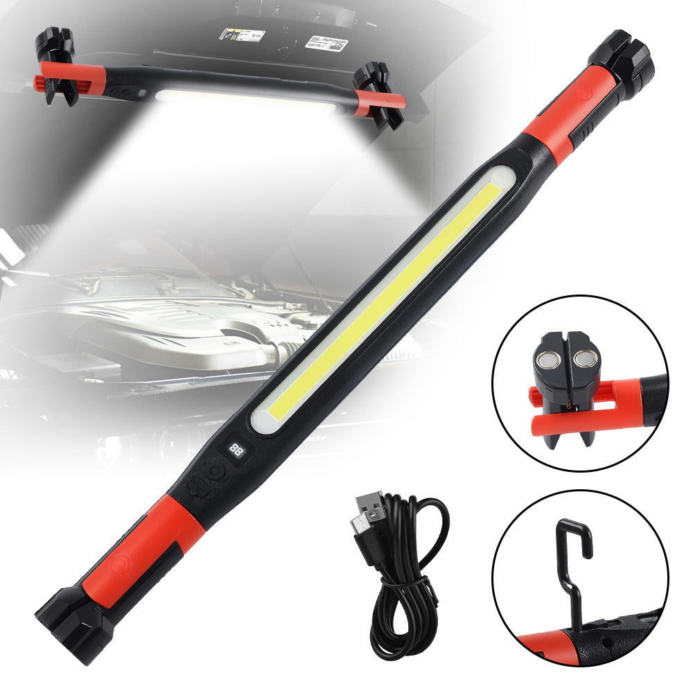 🎁【FathersDayGift】50%OFF🚙 Under Hood Work Light Bar, 3000LM LED Magnetic Light Bar with Hooks
