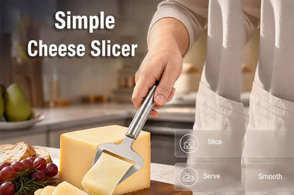 🔥 Half-price offer for the first 50 customers 🔥High-Quality Stainless Steel Cheese Slicer