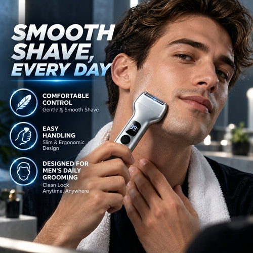 🪒 First 50 customers enjoy 50% off! 🔥 Rechargeable reciprocating electric shaver for men