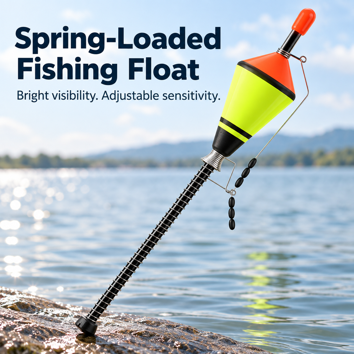 🎣Spring-Loaded Fishing Float with Adjustable Sensitivity