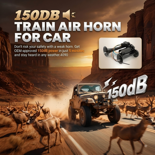 🛻📢150DB Dual Trumpet Horn For Vehicles
