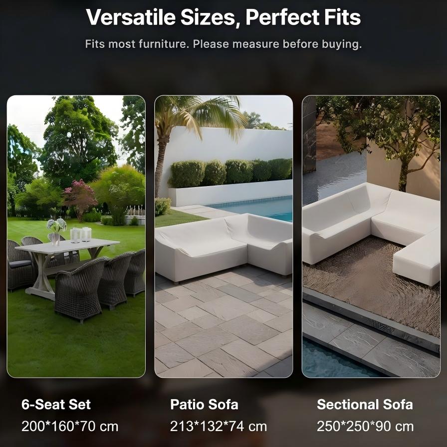 ☀️Furniture dust covers AND Outdoor waterproof covers !