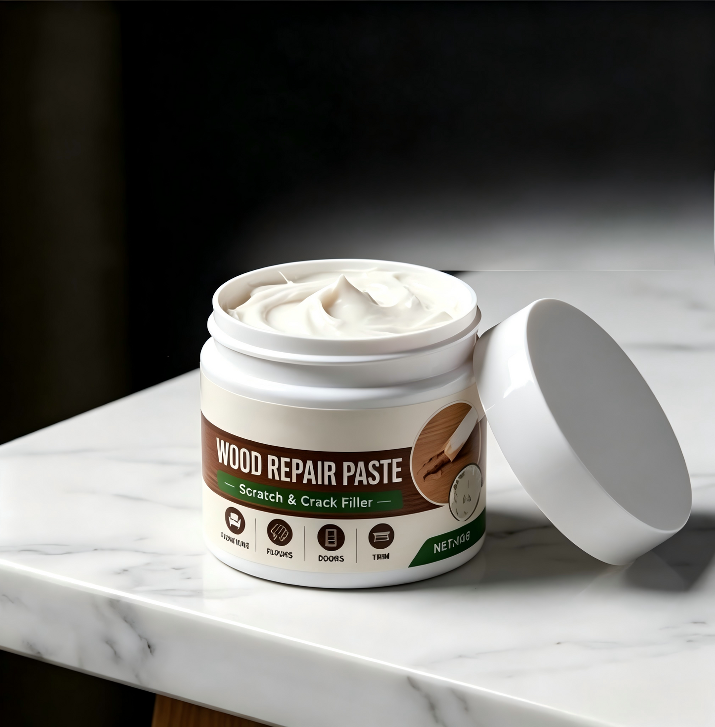 🖌️Wood Repair Paste - Two colors, comes with tools, no sanding required!
