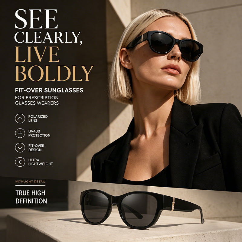 🔥 50% OFF · Large Sunglasses to Wear Over Glasses for Women