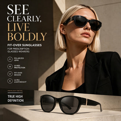🔥 50% OFF · Large Sunglasses to Wear Over Glasses for Women