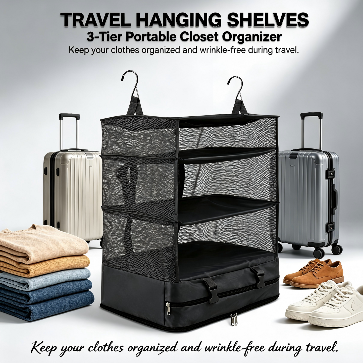 🔥Limited-time 50% off🎁Foldable travel storage bag with hook