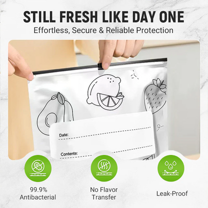 🥳2026 HOT SALE🥳💞50K+ SOLD!⏳🔥Global bestseller🍗Reusable Aluminum Foil Sealable Storage Bags🥦
