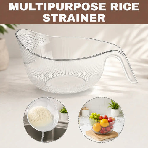 🔥HOT SALE🔥Multi-Functional Rice Strainer with Handle