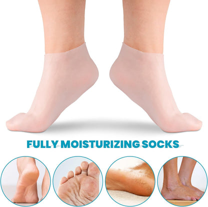 🥳Buy 1 Free 1🦶✨ Moisturizing Foot Mask Socks Silicone Gel Moisturizing Socks
