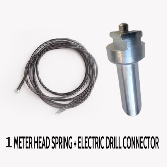 🚿 50% OFF! 🎉 Electric Spring for Drain Cleaner – Powerful, Flexible & Lightweight 🪠📦