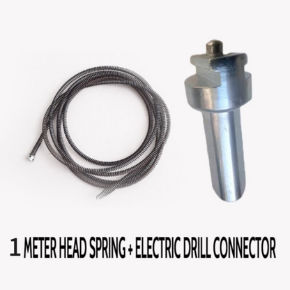🚿 50% OFF! 🎉 Electric Spring for Drain Cleaner – Powerful, Flexible & Lightweight 🪠📦