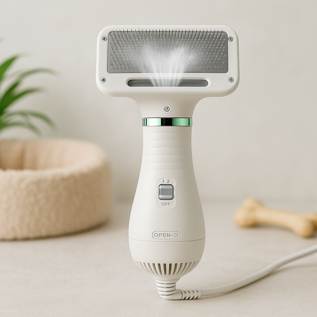 🔥🔥LIMITED-TIME 50% OFF! 🐾2-in-1 Pet Dryer Brush-Blow dryer + styling