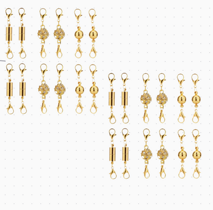 🔥12/24pcs Magnetic Necklace Clasps and Closures Necklace Clasps