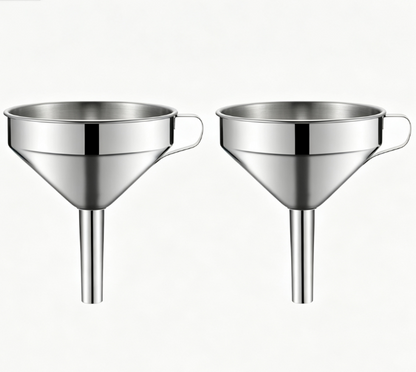 🥄Stainless Steel Kitchen Funnel Pour, Strain & Transfer Without the Mess