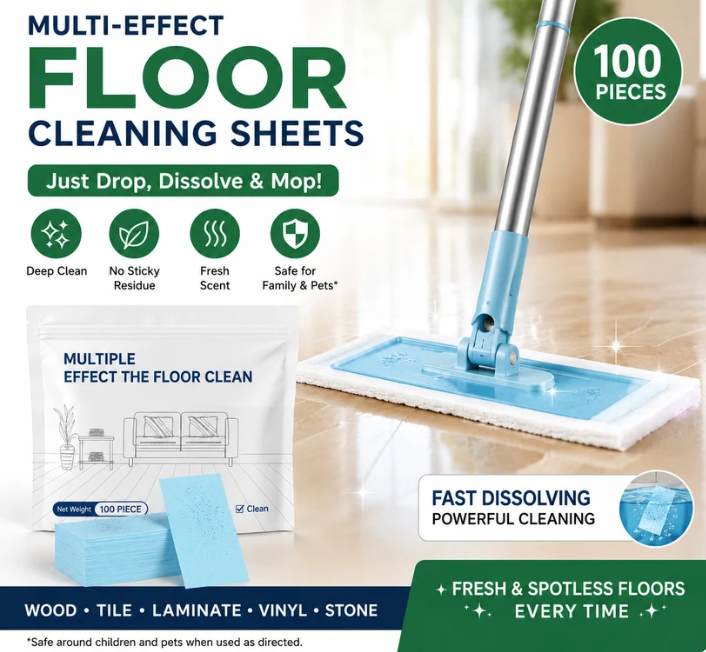 🔥100/200 Piece🔥Multi-Surface Floor Cleaning Tablets