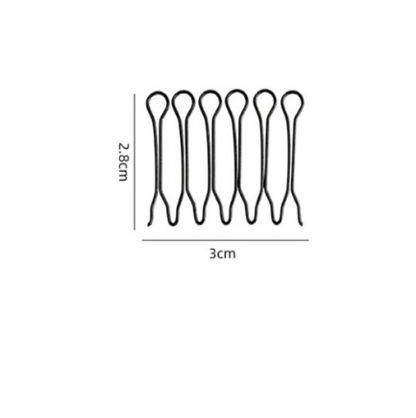 🔥6pcs/set🎁Flexible Invisible Grip Flyaway Hair Comb