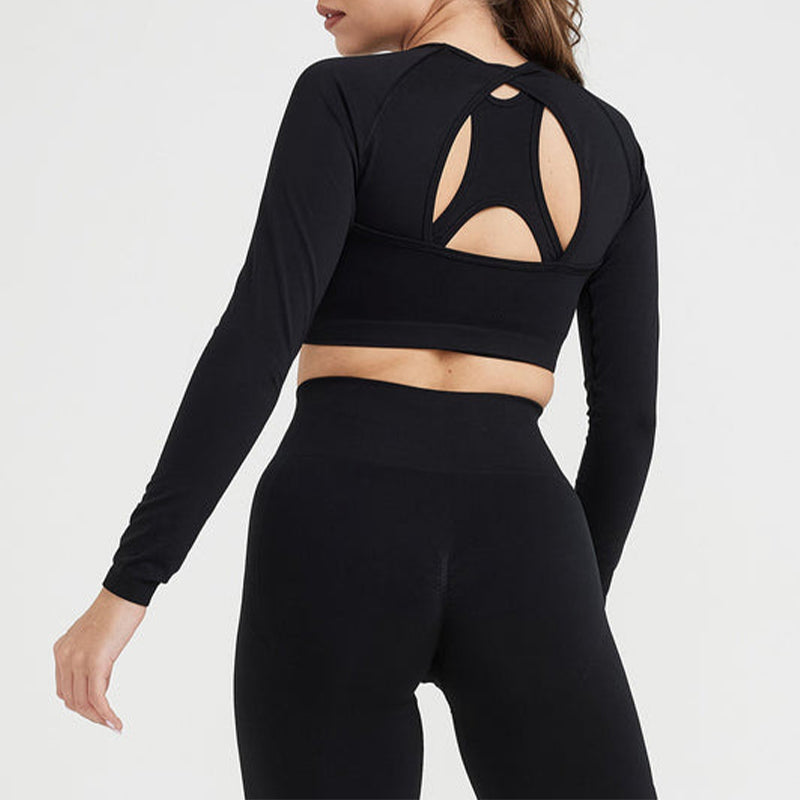 High-Stretch Backless Activewear Set