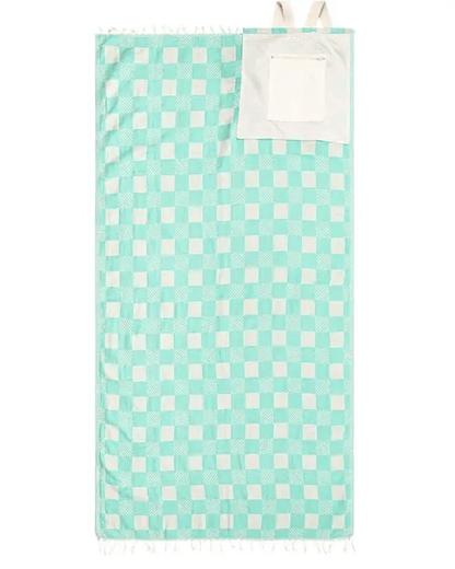 ⏰Limited-time 50% off 🏖️2-in-1 Convertible Towel & Backpack with Inner Zip Pocket & Sand-Repelling Fabric